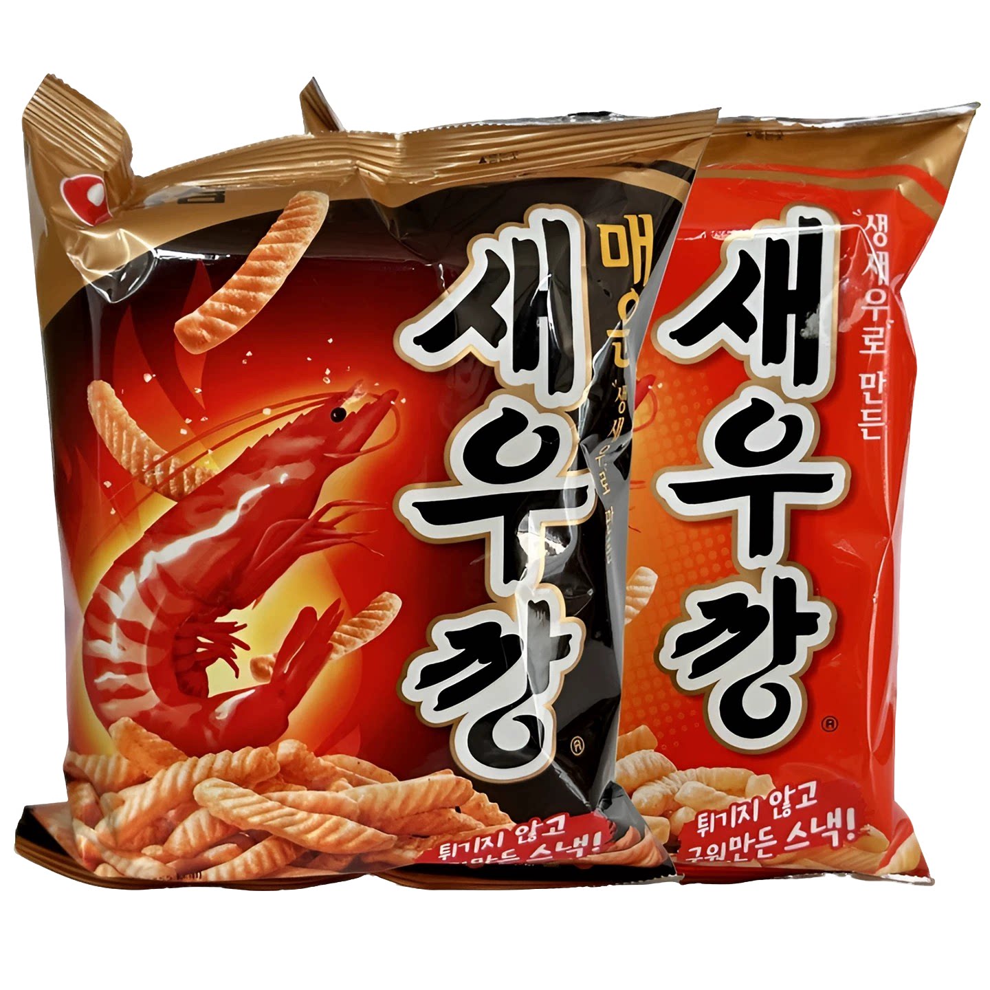 农心鲜虾条韩国进口原味辣味米制膨化休闲零食韩式传统小吃办公室