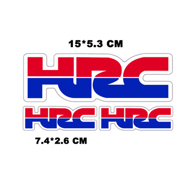 反光摩托车贴纸赛车坦克头盔配件贴花防水适用于本田 HRC Repsol