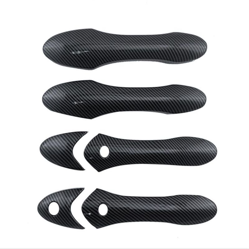 适用于本田FREED GB3 GB4拉手车门外把手碳纤纹扶手贴改装饰用品