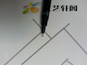 包邮一注二注册建筑设计师考试绘图双线笔 针管笔 绘图笔 墙线笔