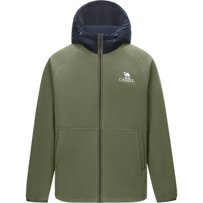 骆驼男装卫衣卫衣连帽