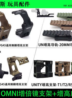 威迈斯 FTC OMNI增倍镜侧翻支架UNITY增高 GBRS九头蛇G33/G43通用