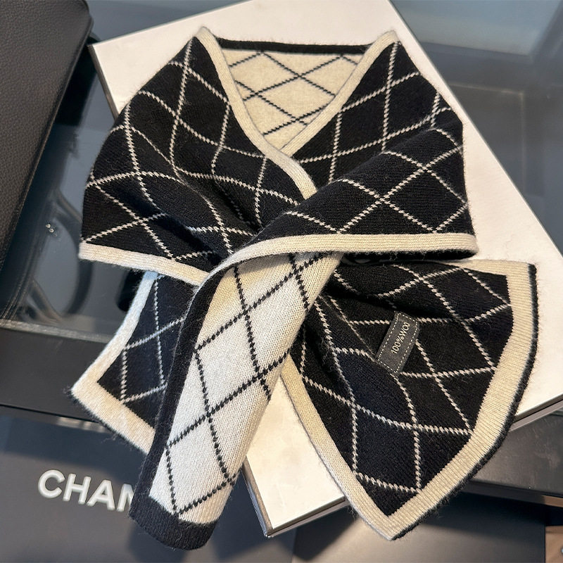 秋冬新款100%羊毛围巾女高级感菱形格情侣亲子款百搭简约保暖围脖,服饰配件/皮带/帽子/围巾,围巾/丝巾/披肩,淘宝优惠券,粉丝福利购,淘宝优惠卷