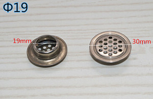 不锈钢透气孔出气孔鞋柜橱柜通气孔衣柜液化灶透气孔19mm-53mm