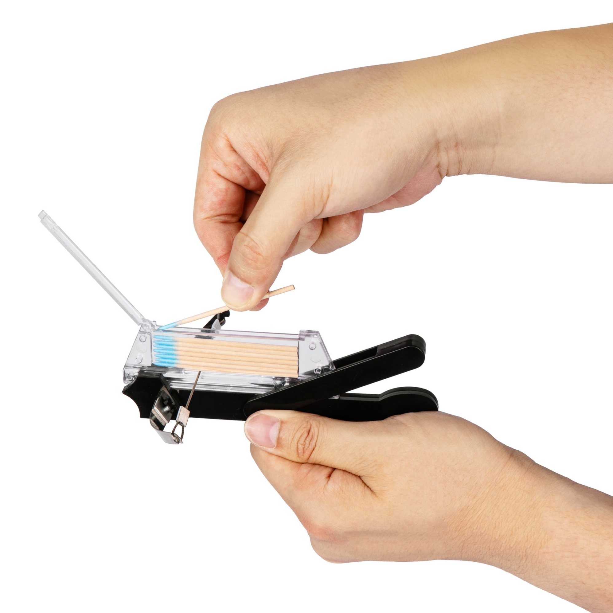 牙签发射器弓驽射箭玩具枪儿童诸葛亮连弩连发迷你解压学生小游戏