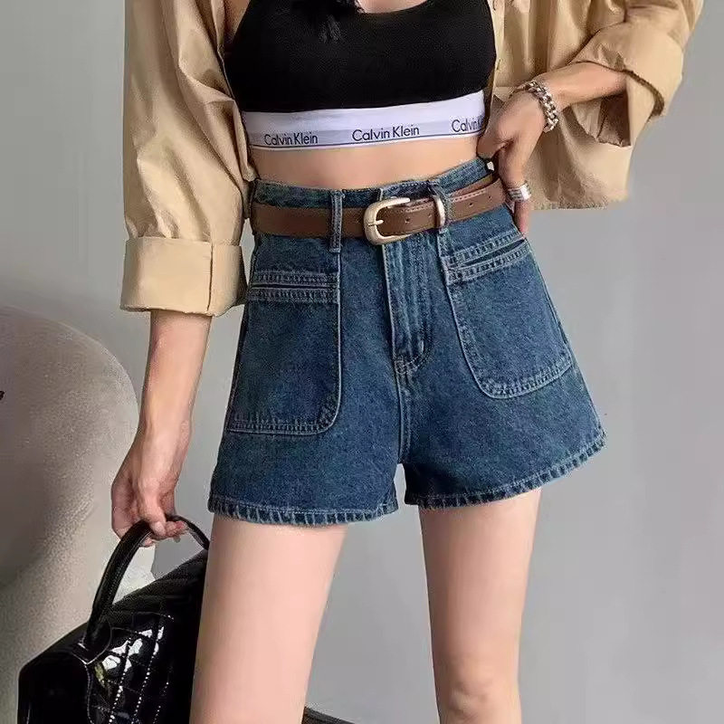 高腰牛仔短裤女夏季薄款2023牛仔裤