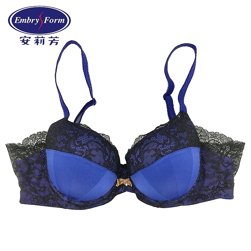 安莉芳女内衣浪漫季节系列 厚杯蕾丝性感聚拢文胸eb1689现货