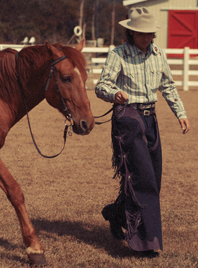 马年限定20.9OZ丝绸之路经纬双染丹宁翻毛牛皮Chaps恰普斯MMC窄幅