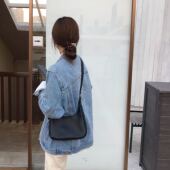 秋冬包女2024新款 潮简约百搭复古单肩饺子包女斜挎ins韩版 月牙包