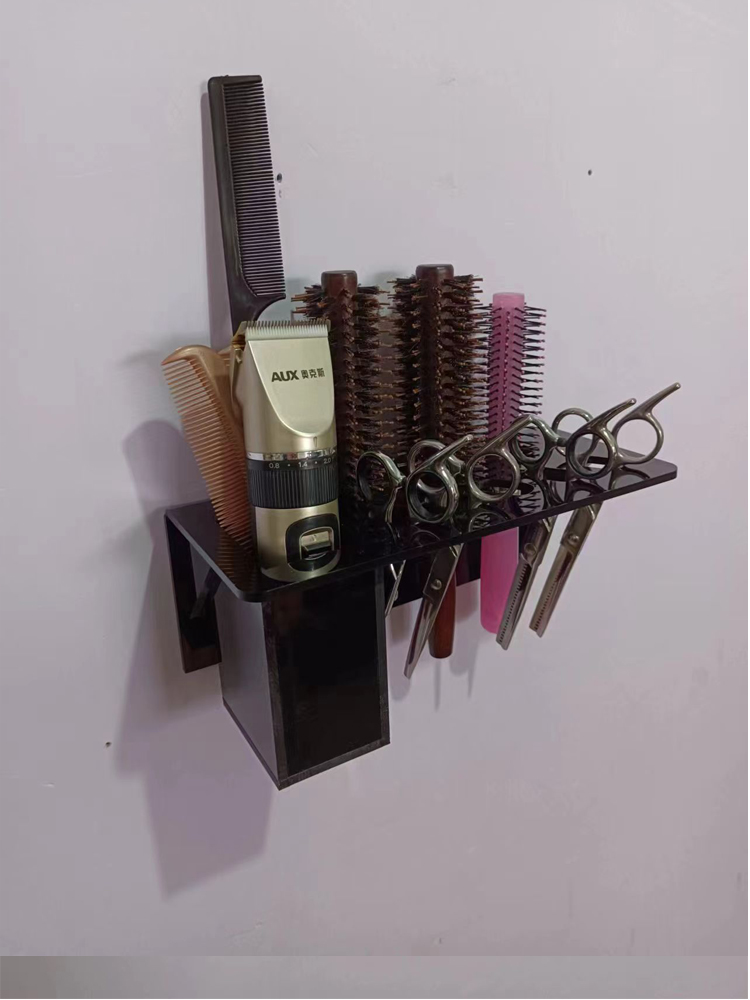 挂墙滚梳架美容美发理发店剪刀架
