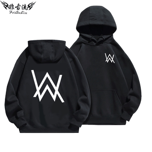 艾伦沃克Alan walker连帽卫衣电音男女外套衣服男女宽松舒适上衣