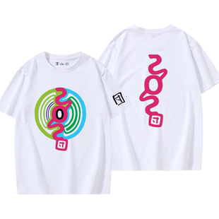 凉宫春日的忧郁周边长门有希同款cos短袖T恤男女情侣装二次元痛衣