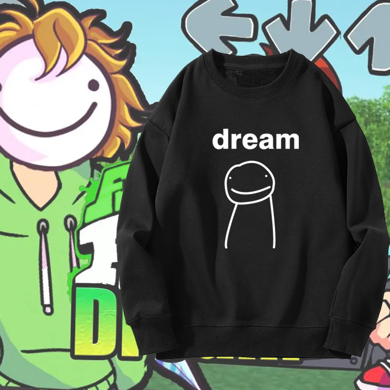 我的世界大神dream卫衣欧美风dreamwastaken学生休闲外套圆领衣服