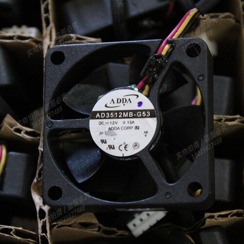 协喜/ADDA AD3512MB-G53 12V 0.13A 3510 3CM 3线投影仪散热风扇