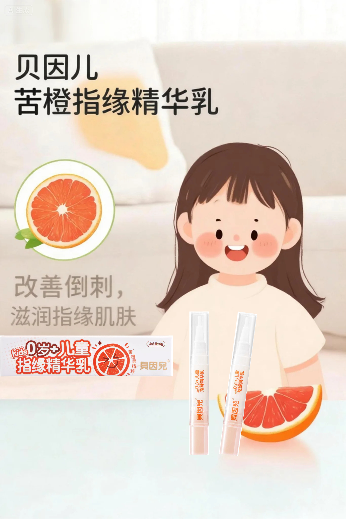 贝因儿指缘精华乳苦甲水孩子抚平倒刺美甲护理防止啃手神器,婴童洗护,儿童指甲油,淘宝优惠券,粉丝福利购,淘宝优惠卷