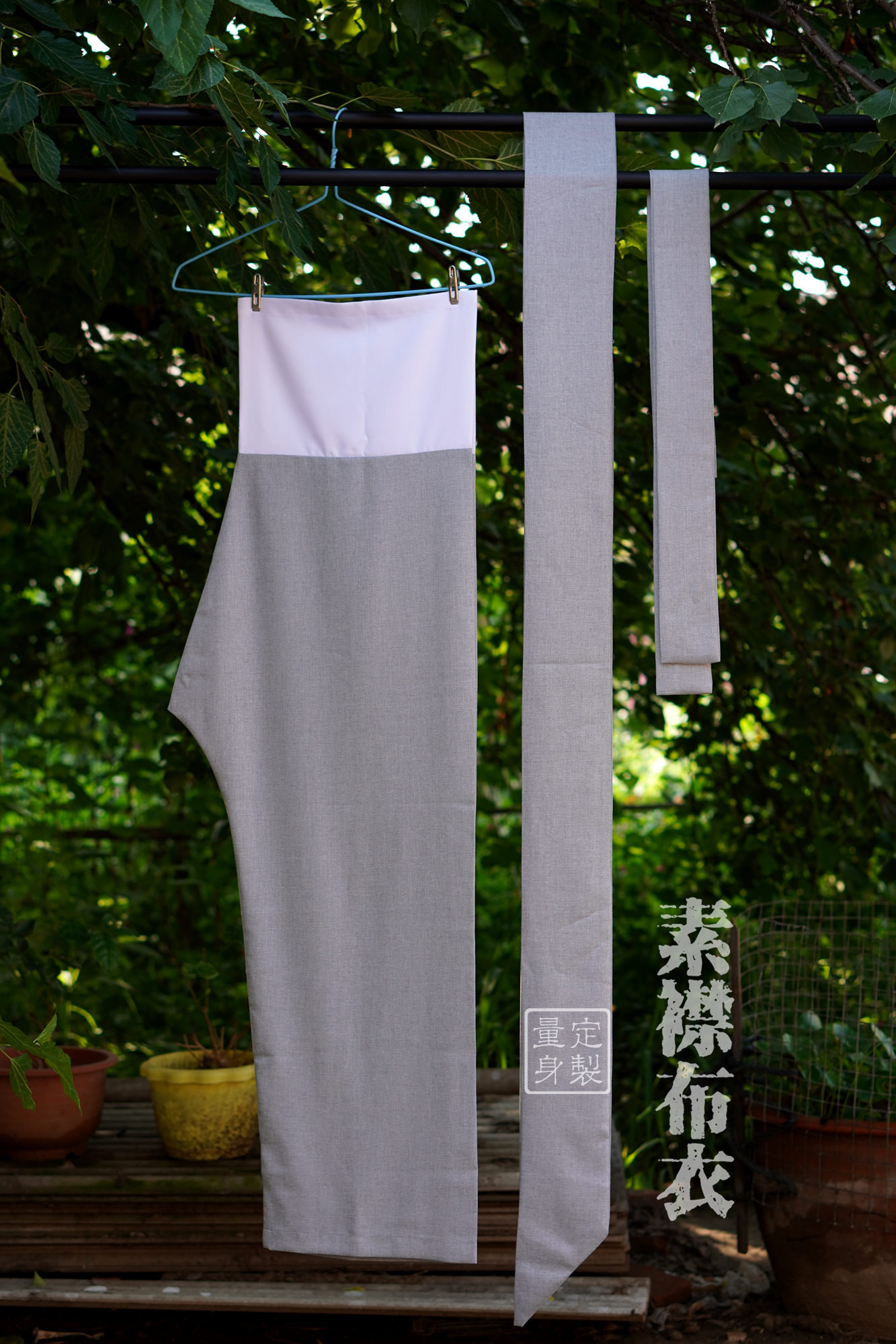 素襟布衣传统男士宽松缅裆裤夏薄款古装民族风休闲大裆裤套装定制