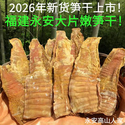 笋干干货福建闽笋干500克压榨笋尖永安农家毛竹明前大片嫩烤笋干