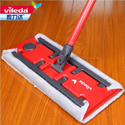 微力达德国按易洁平板拖把