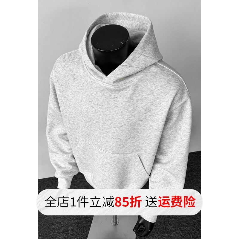 cleanfit重磅短款卫衣男