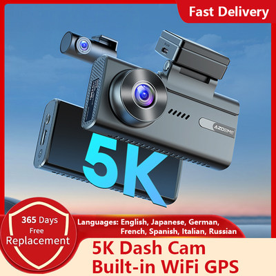 5K Dash Cam WiFi GPS 4