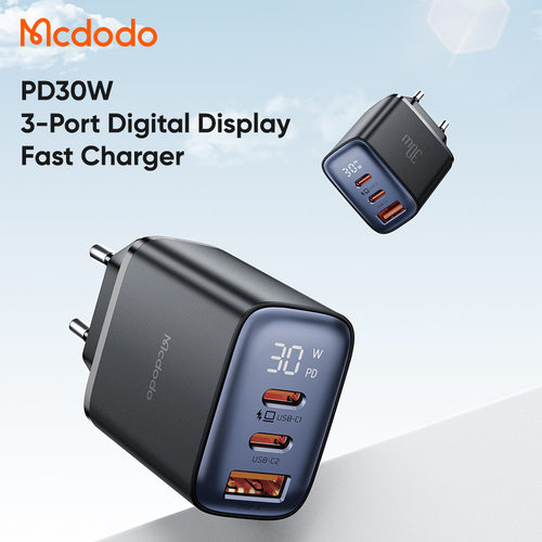 MCDODO30W氮化镓快充充电器