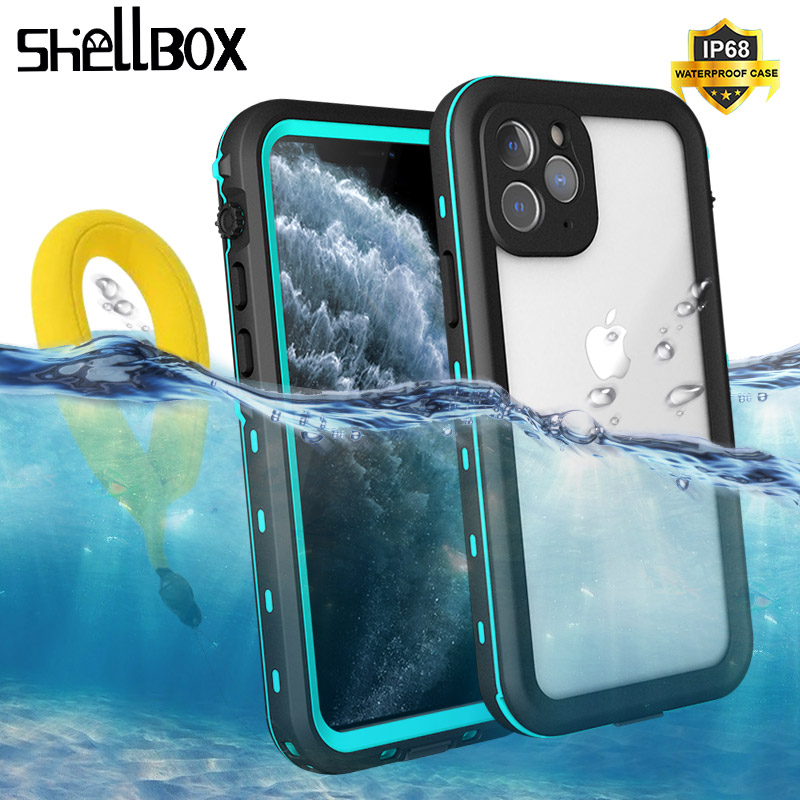 Waterproof Case适用于iPhone11Pro Max塑料PC防水防摔防尘手机防水壳海边游泳池水上世界水下高清拍照三防壳 3C数码配件 手机保护套/壳 原图主图