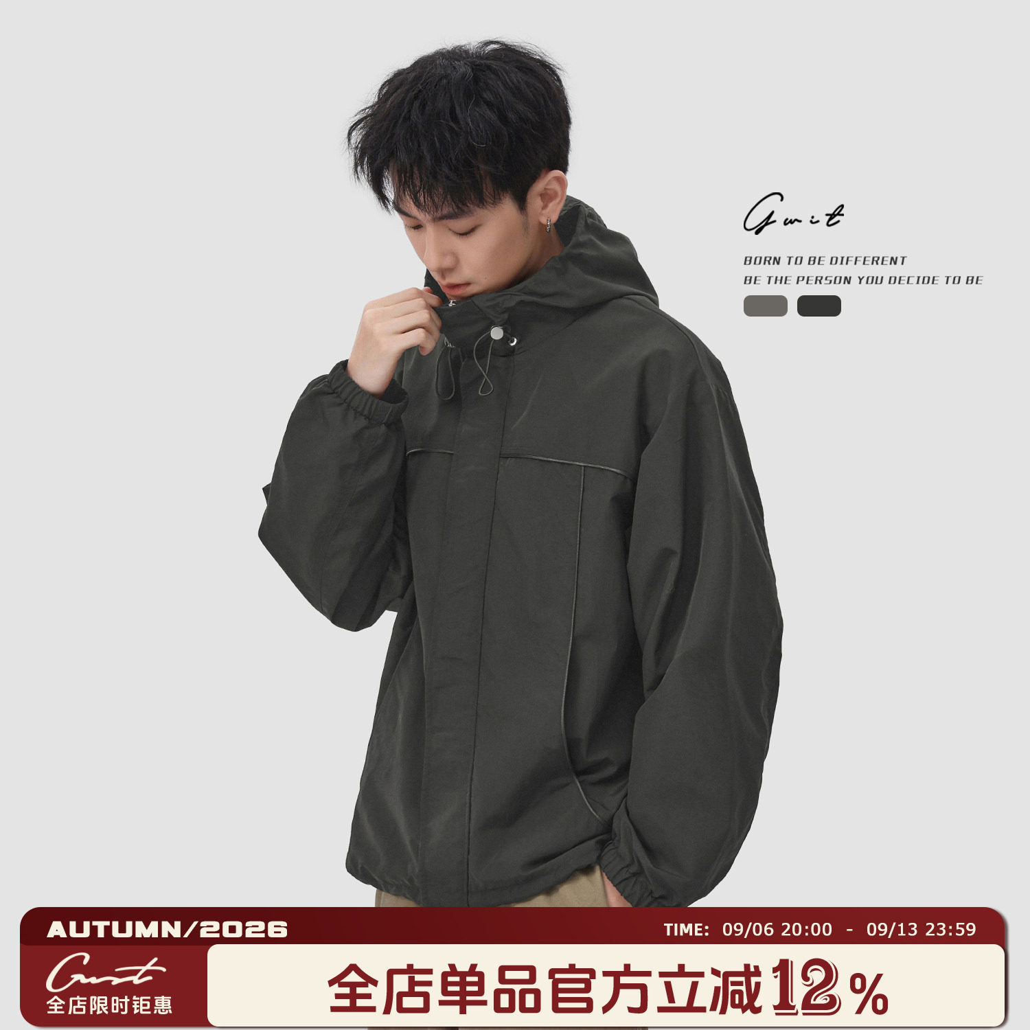 GWIT软壳三防户外复古运动夹克图片