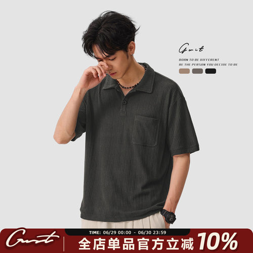 GWIT保罗衫夏季polo翻领T恤短袖