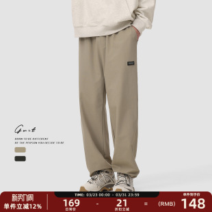 运动抽绳束脚休闲裤 GWIT 工装 春秋美式 男 户外三防软壳垂感登山裤