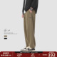 GWIT 男 春秋潮牌高街抽绳束脚运动休闲裤 美式 垂感cleanfit卫裤