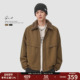 保暖棉服加厚羊羔毛工装 GWIT 美拉德复古Vintage夹克冬季 外套男