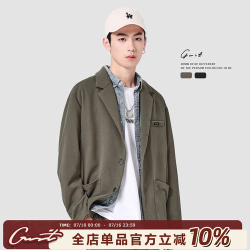 GWIT高级感复古廓形小西服