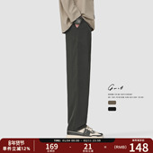 GWIT 男 阔腿休闲裤 美式 复古cleanfit春秋垂感美拉德潮牌小西裤