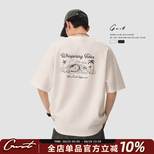 GWIT半袖夏季廓形短袖T恤