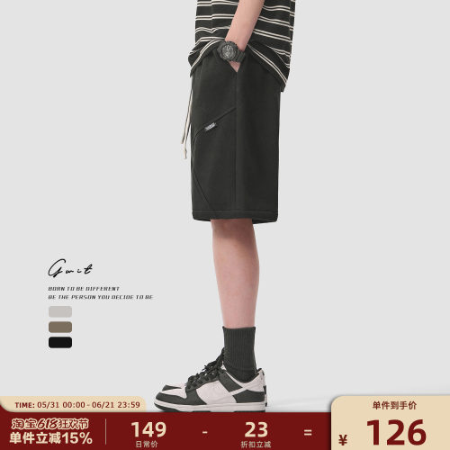 GWI休闲卫裤五分裤运动短裤男