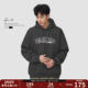 保暖套头打底帽衫 GWIT 重磅复古潮牌刺绣冬季 加绒加厚连帽卫衣男