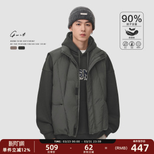 重磅加厚保暖外套高级感男士 冬季 羽绒马甲 90绒解构设计师款 GWIT