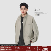 外套男士 GWIT 休闲夹克上衣工装 复古cleanfit春秋棒球服短款 美式