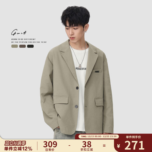 GWIT复古休闲西装外套