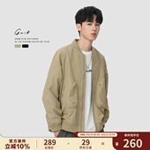 外套男士 GWIT 休闲夹克上衣工装 复古cleanfit春秋棒球服短款 美式