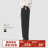 裤 重磅复古潮牌束脚保暖加绒加厚休闲工装 冬季 男 福利清仓