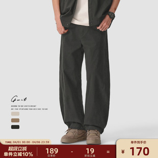 轻薄水洗棉夏季 GWIT 工装 男美版 cargo弯刀裤 透气休闲裤 美式 薄款