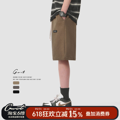 GWIT休闲卫裤五分裤运动短裤男