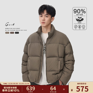 90绒美式 保暖外套短款 高街经典 面包服冬季 加厚羽绒服男 款 GWIT