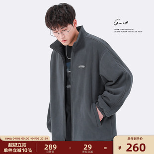 新款 GWIT 670g高密摇粒绒 冬季 户外夹克棉衣加厚棉服外套男 美式