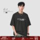 夏季 重磅国潮印花新款 体恤cleanfit半袖 GWIT 潮牌纯棉短袖 T恤男