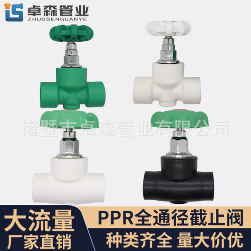 ppr热熔截止阀20/25通径软密封