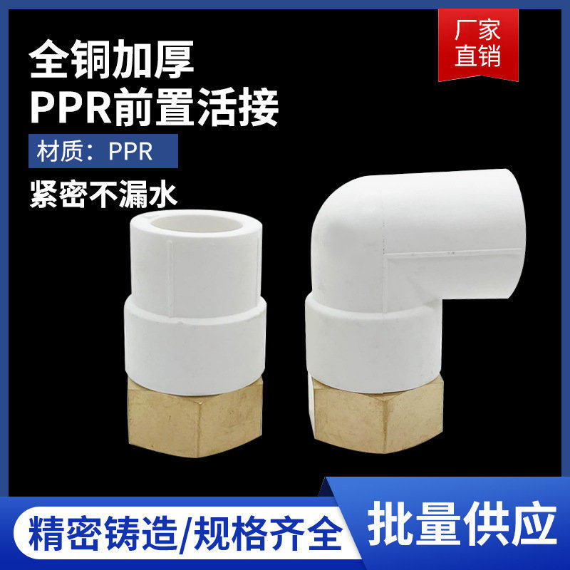 PPR水表活接水泵内丝活接头图片