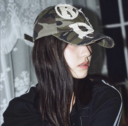Prenda big patch ball cap迷彩贴布棒球帽