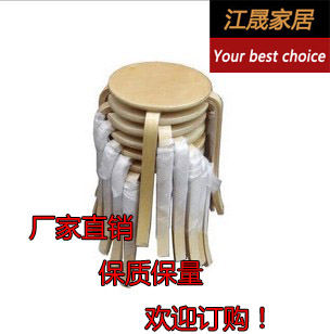 上海曲木凳圆凳实木凳子加厚加固型餐椅户外排挡椅方凳厂家直销